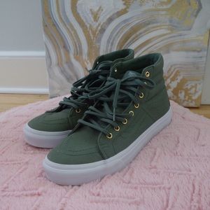 Vans Army Green Hightops